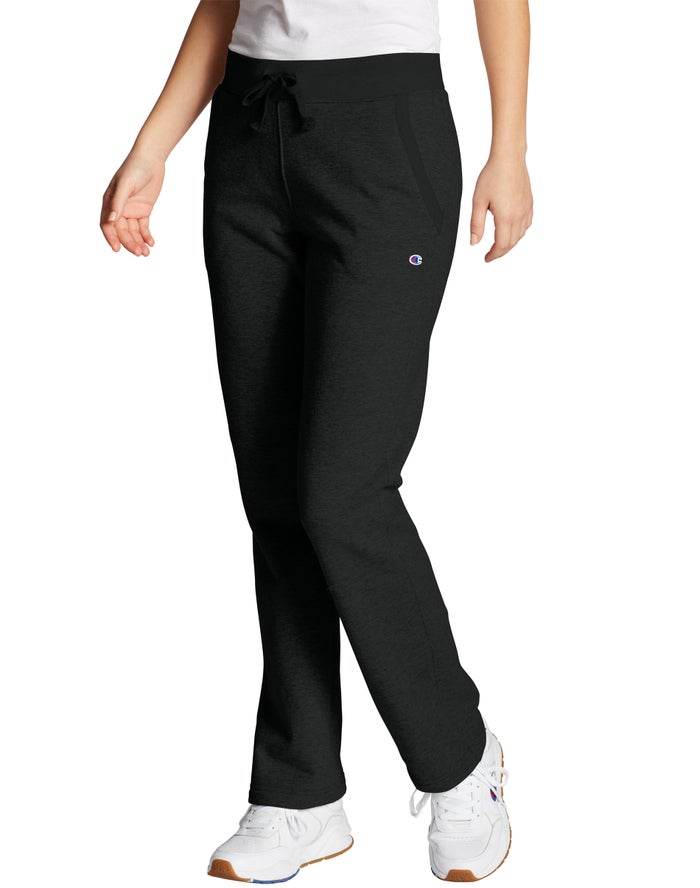 Pantalones Champion Mujer - Powerblend Fleece ( Negras ) 4570316-VS